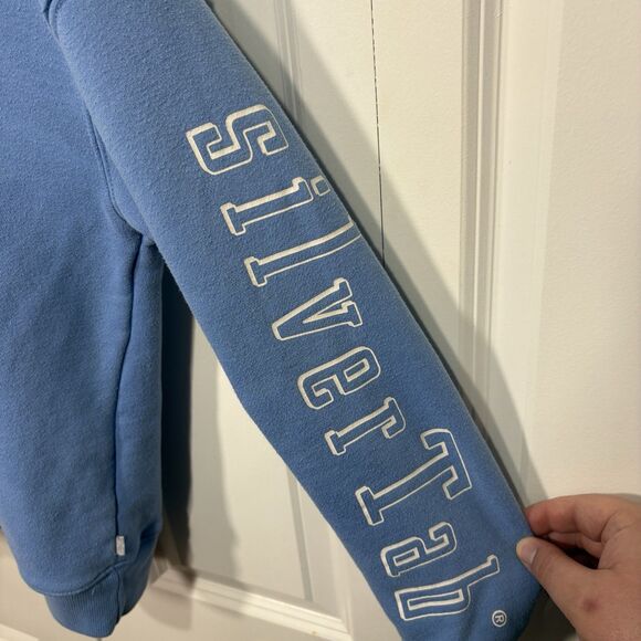 Levi’s Silver Tab Sweatshirt Youth L Blue Crewneck Retro Streetwear Y2K Logo - Picture 3 of 11